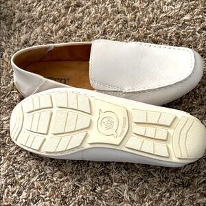 Born White Leather Men's Slip-On Loafers